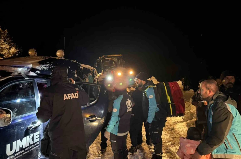 Tunceli’de kurumlar 6,5 aylık hamile kadın için seferber oldu