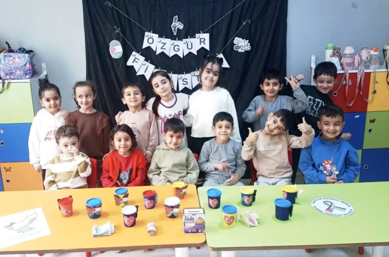 Tuncelili miniklerden Gazze’deki çocuklara anlamlı destek