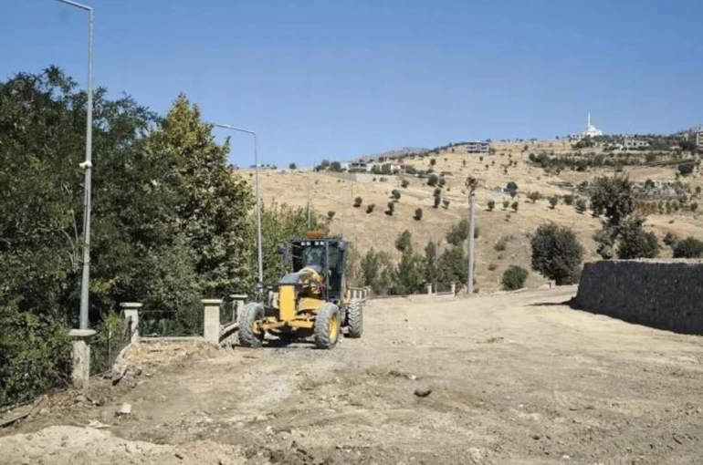 Turgut Özal Yaşam Parkı için yol çalışmaları hız kazandı