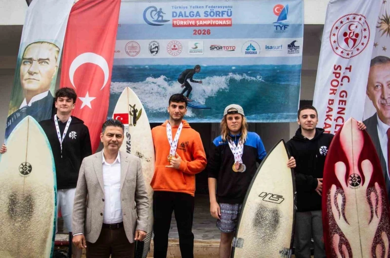 Türkiye Dalga Sörfü Şampiyonası Samandağ’da tamamlandı