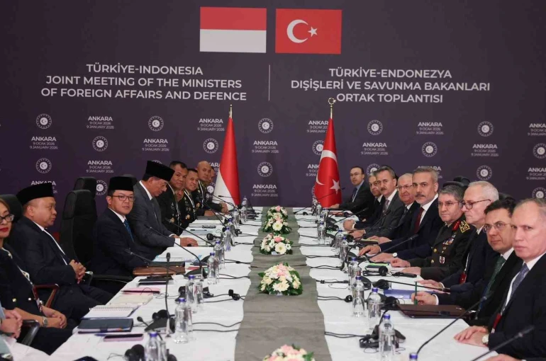 Türkiye-Endonezya Dışişleri ve Savunma Bakanları Ortak Toplantısı Ankara’da başladı