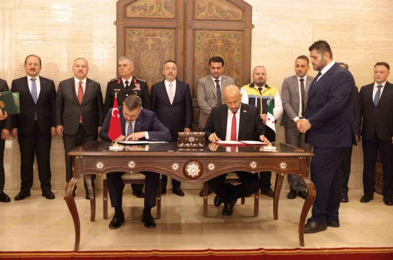 Türkiye ve Suriye arasında afet ve acil durum alanında mutabakat zaptı imzalandı