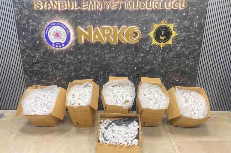 Tuzla’da uyuşturucu operasyonunda 150 bin adet sentetik hap ele geçirildi