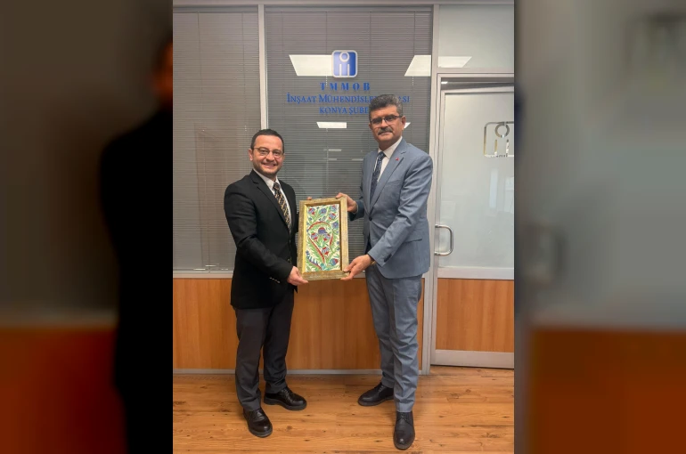 TV 42 Genel Yayın Yönetmeni Yaşar Toy’dan İnşaat Mühendisleri Odası Konya Şubesi’ne Ziyaret