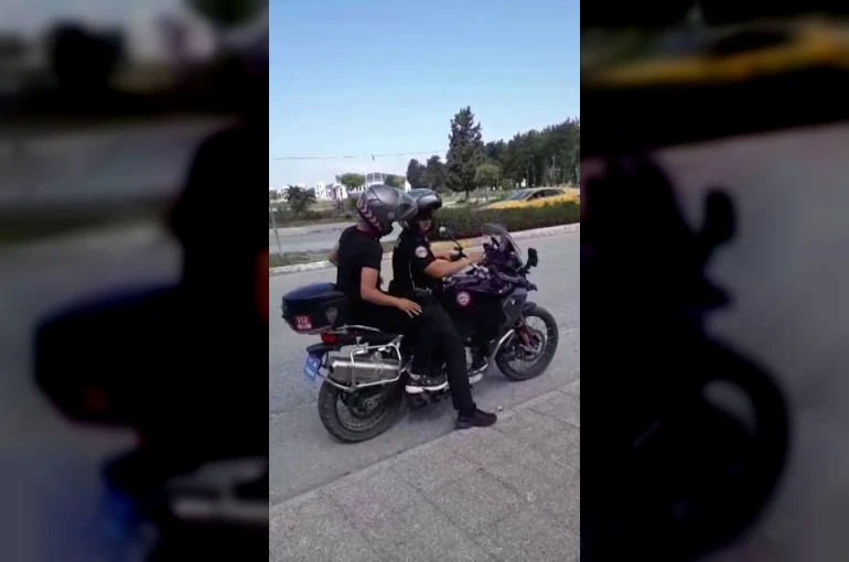 TYT’ye geç kalan adayların yardımına polis ekipleri yetişti
