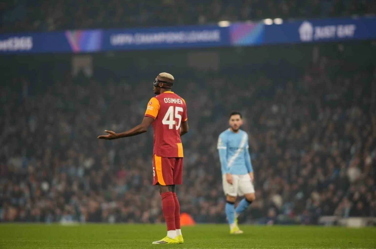 UEFA Şampiyonlar Ligi: Manchester City: 2 - Galatasaray: 0 (İlk yarı)