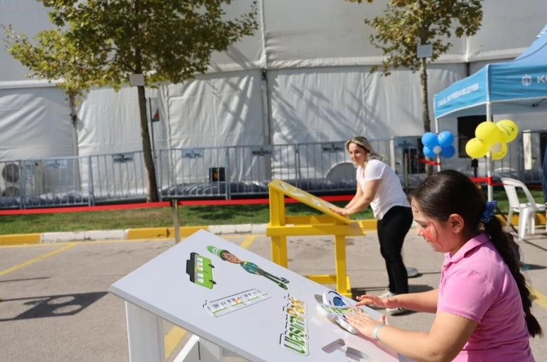 UlaşımPark standı miniklerin gözdesi oldu