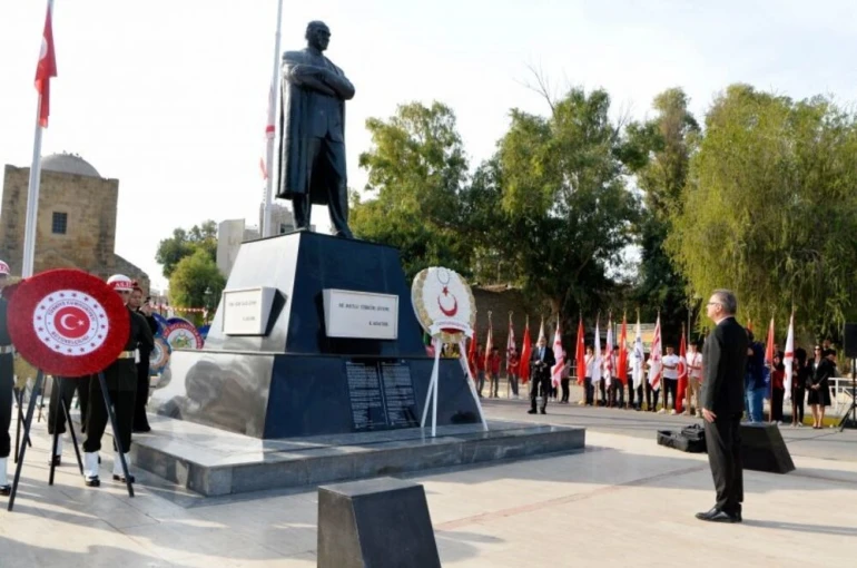 Ulu Önder Atatürk, vefatının 87. yıldönümünde KKTC’de anıldı