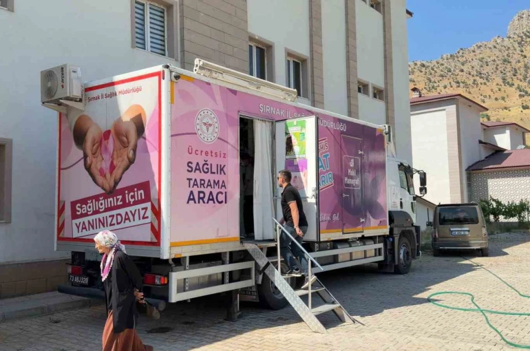 Uludere’de mobil KETEM aracı hizmete başladı