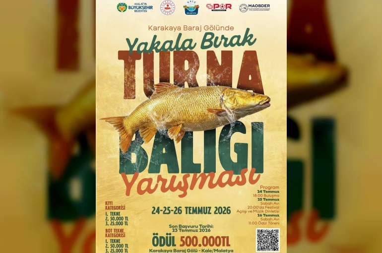 Ulusal Fırat Turna Balığı yarışması başlıyor