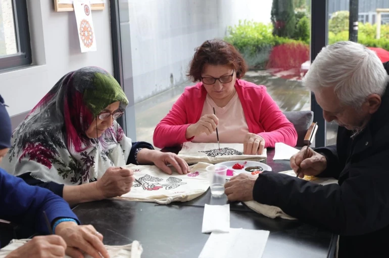 Ümraniye’de Litvanya’dan gelen katılımcılardan Aktif Yaşam Merkezi’ne ziyaret