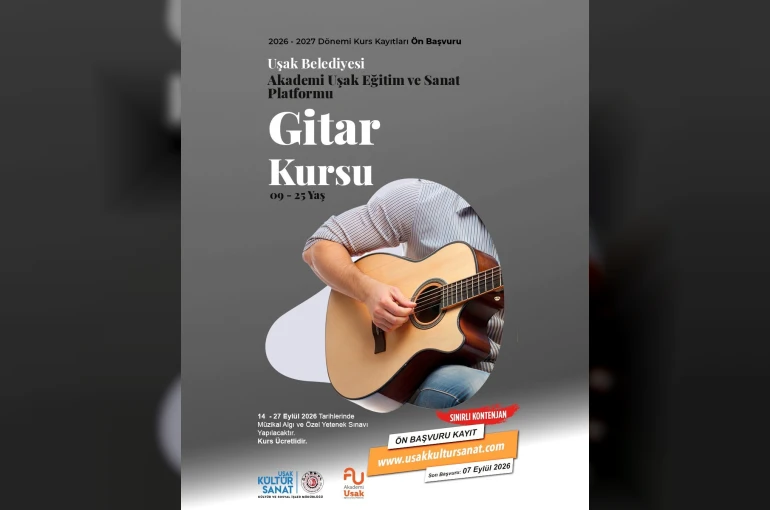Uşak Belediyesi’nin sanat kurslarına ön başvurular başladı