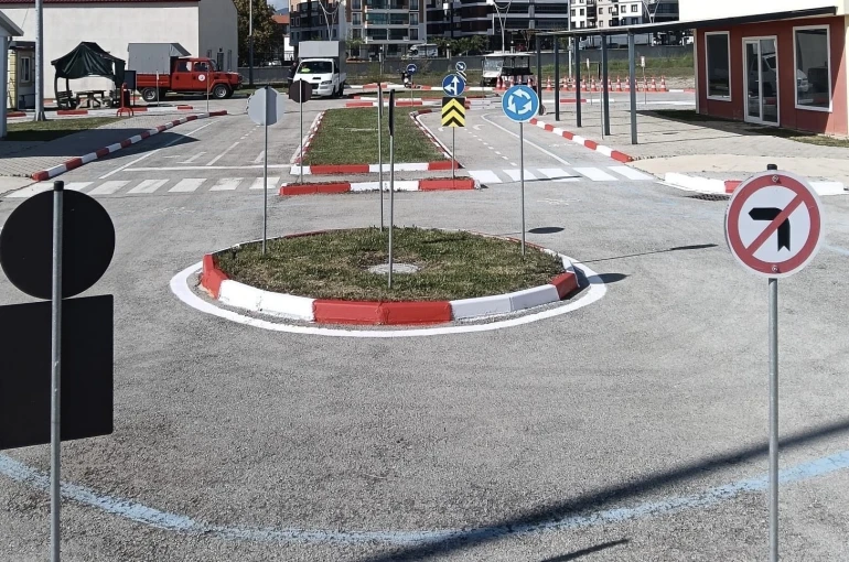 Uşak Çocuk Trafik Eğitim Parkı yenileniyor