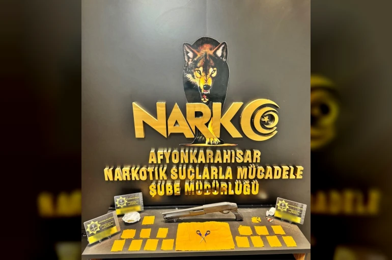 Uyuşturucu maddeler ve pompalı tüfekle yakalanan 2 kişi tutuklandı 