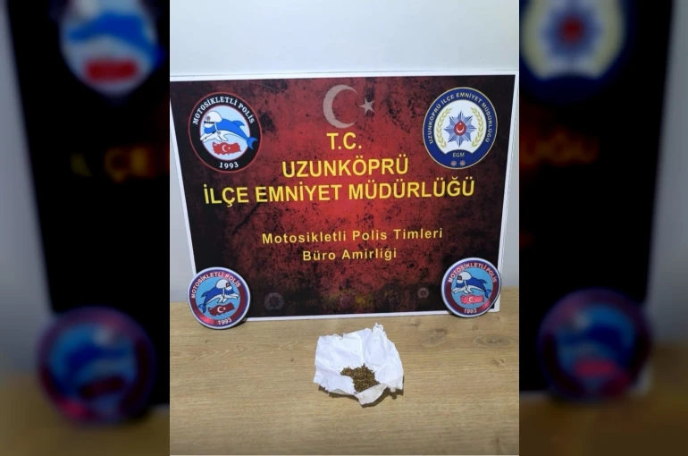 Uzunköprü’de Yunus timlerinden uyuşturucu operasyonu: 2 şüpheli hakkında işlem başlatıldı