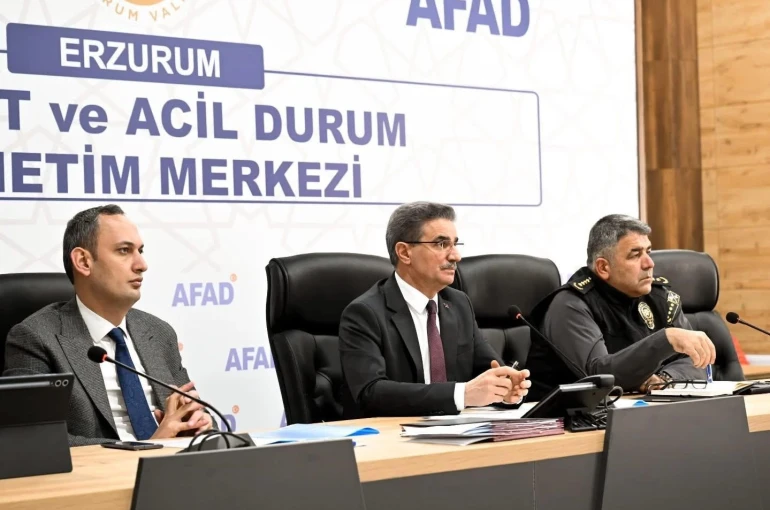 Vali Aydın Baruş başkanlığında, afet ve acil durum toplantısı yapıldı