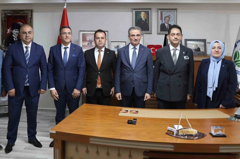 Vali Aydın Baruş, Erzurum Ticaret Borsası’nın stratejik projelerini inceledi