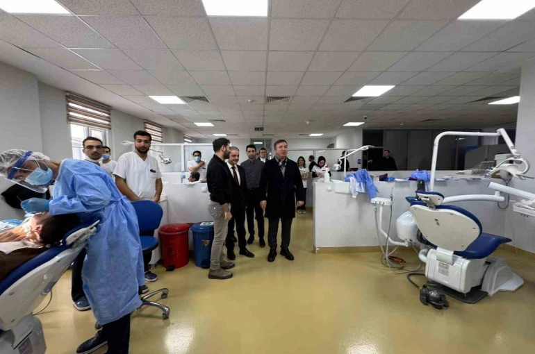 Vali Aydoğdu’dan Ağız ve Diş Sağlığı Hastanesi’ne ziyaret
