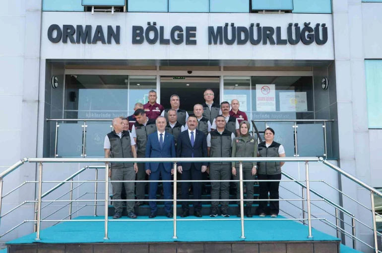 Vali Hacıbektaşoğlu’ndan Orman Bölge Müdürlüğü’ne Ziyaret