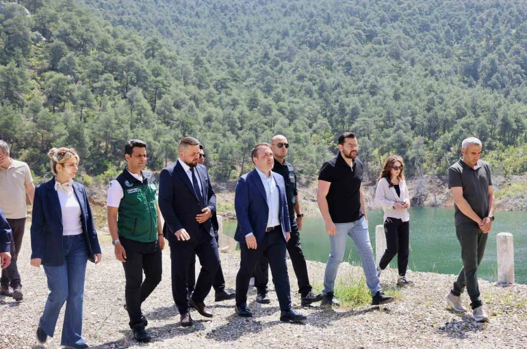 Vali Sözer Soğucakpınar Barajı’nda incelemelerde bulundu