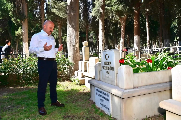 Vali Varol, ’Süper Vali’ Recep Yazıcıoğlu’nu unutmadı