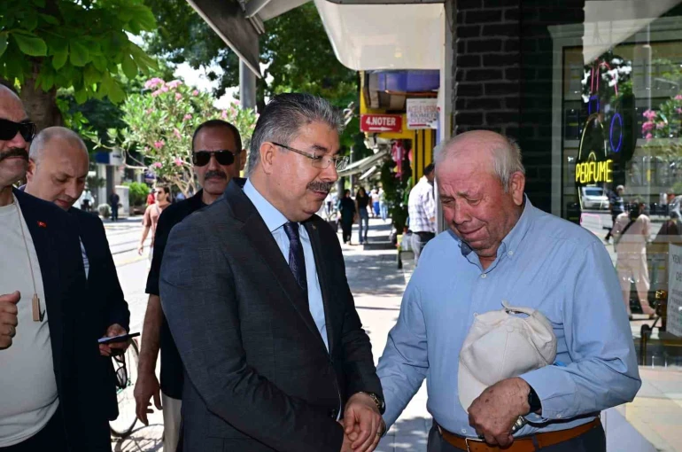 Vali Yılmaz ile vatandaşın duygulandıran buluşması