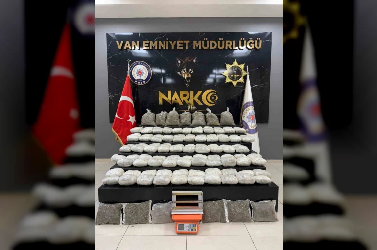 Van’da 134 kilo uyuşturucu ele geçirildi