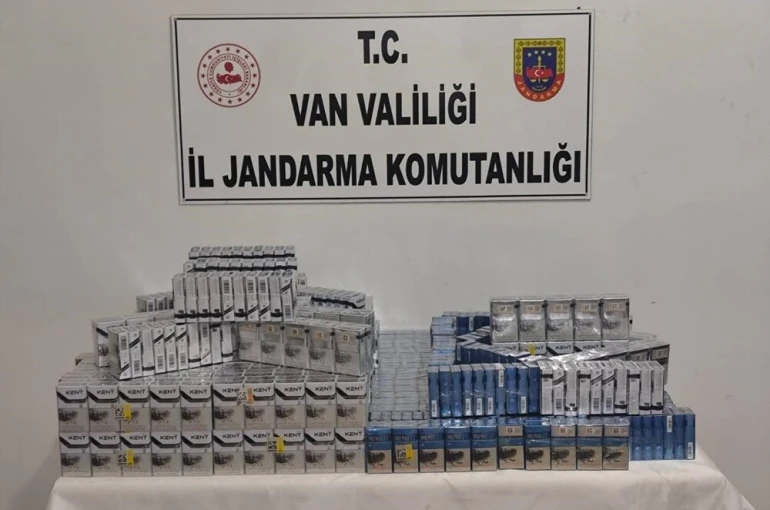 Van’da 2 bin 192 paket kaçak sigara ele geçirildi