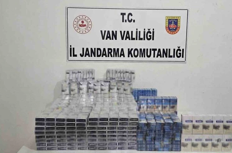 Van’da 2 bin paket kaçak sigara ele geçirildi