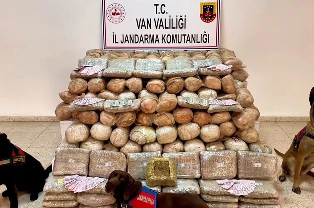 Van’da 333 kilo skunk ele geçirildi