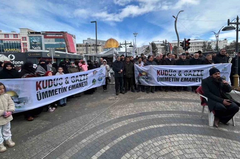 Van’da "Dünya Kudüs Haftası" dolayısıyla basın açıklaması yapıldı