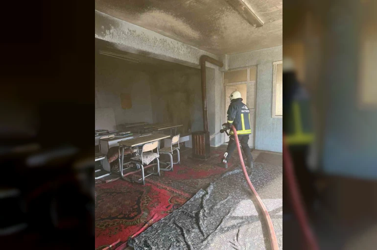 Van’da Kur’an kursunda yangın
