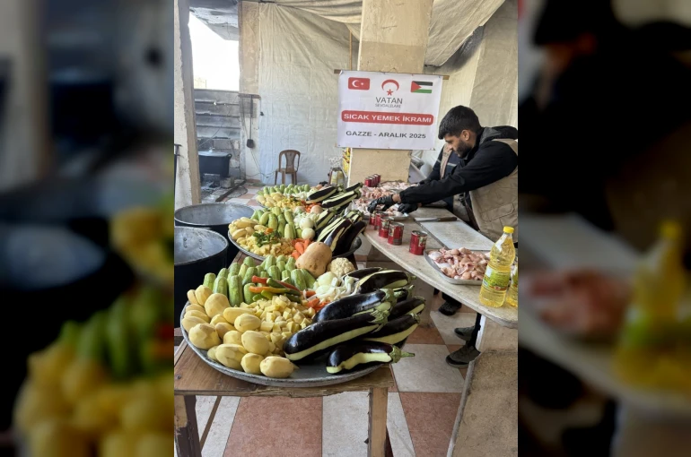Vatan Sevdalıları Vakfı’ndan Gazze’ye yardım eli