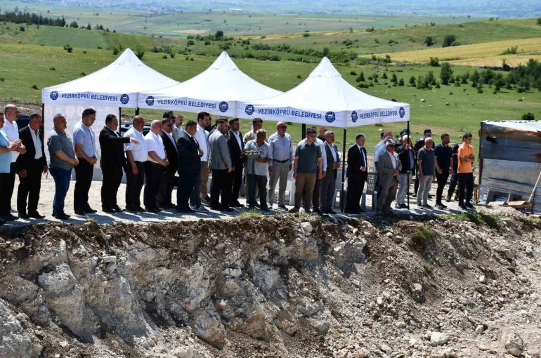 Vezirköprü OSB’de ilk temel heyecanı