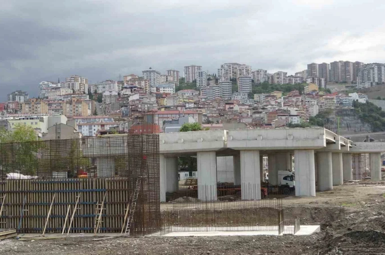Viyadükler yükselmeye, projenin de silueti ortaya çıkmaya başladı