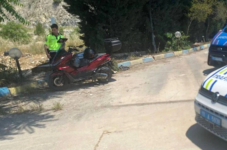 Yakıt aldıktan saniyeler sonra kaza yaptı