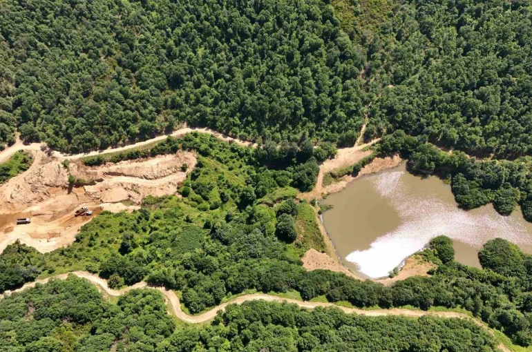 Yalova’nın Örencik köyünde gölet çalışması başladı