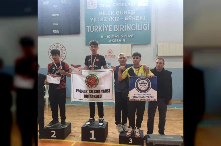 Yatılı bölge okulundan Türkiye üçüncülüğüne