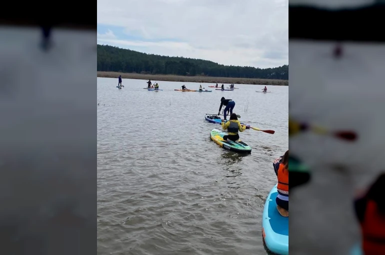 Yayla gölü, kana sporcularını ağırladı