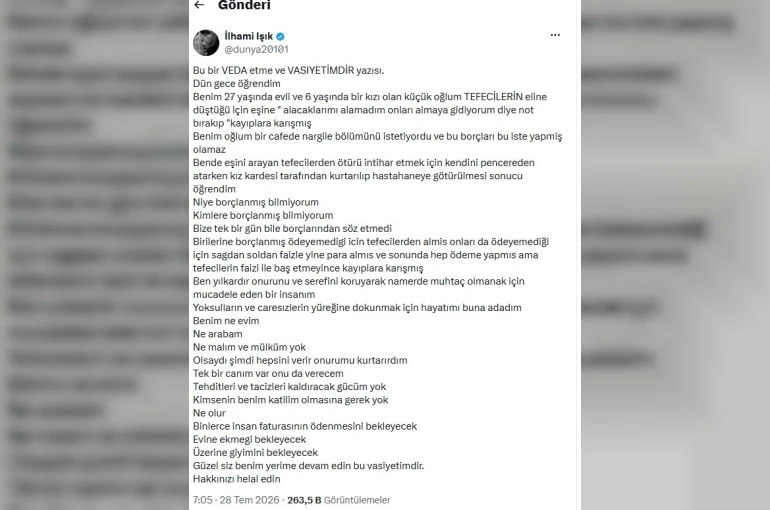 Yazar İlhami Işık: "Oğlum tefecilerin eline düştü, tehditleri kaldıracak gücüm yok"