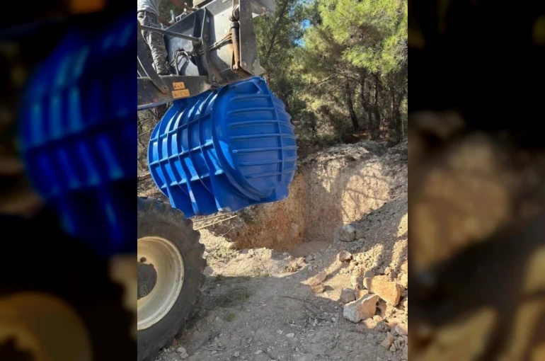 Yeni su deposu ve tank hizmete alındı