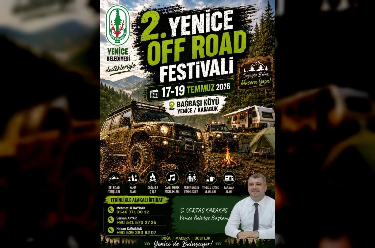 Yenice’de 2. Off-Road Festivali için geri sayım başladı