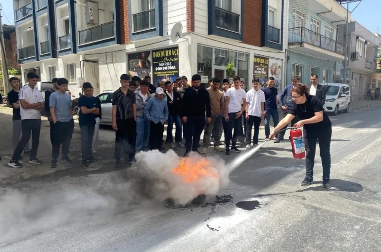 Yenipazar MESEM’de yangın ve acil durum tatbikatı yapıldı