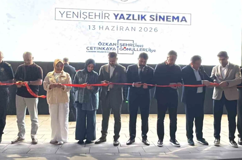 Yenişehir Yazlık Sineması 13 yıl sonra törenle açıldı