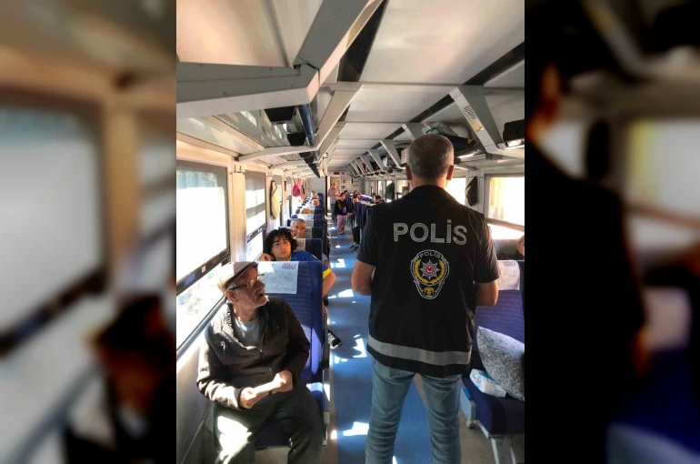Yerköy’den geçen ‘Doğu Ekspresi’nde 81 yolcu sorgulandı