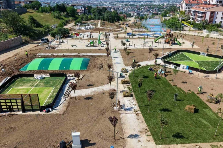 Yeşilyurt Millet Bahçesi’nde sona yaklaşıldı