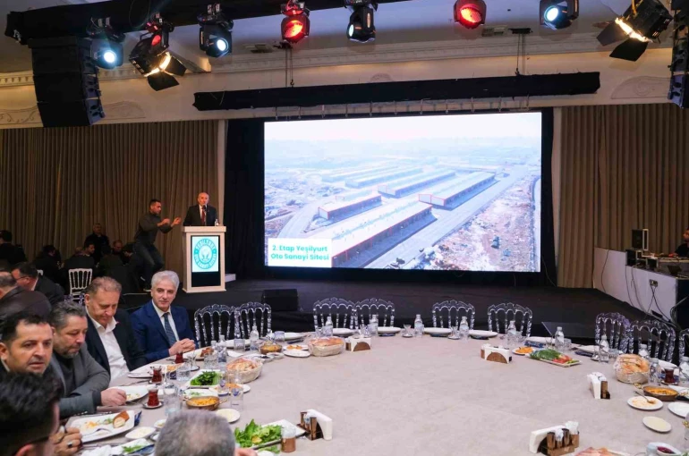 Yeşilyurt Sanayi Sitesi’nde kuralar çekildi, başkanlar yeni konut ve işyerlerine destek sözü verdi