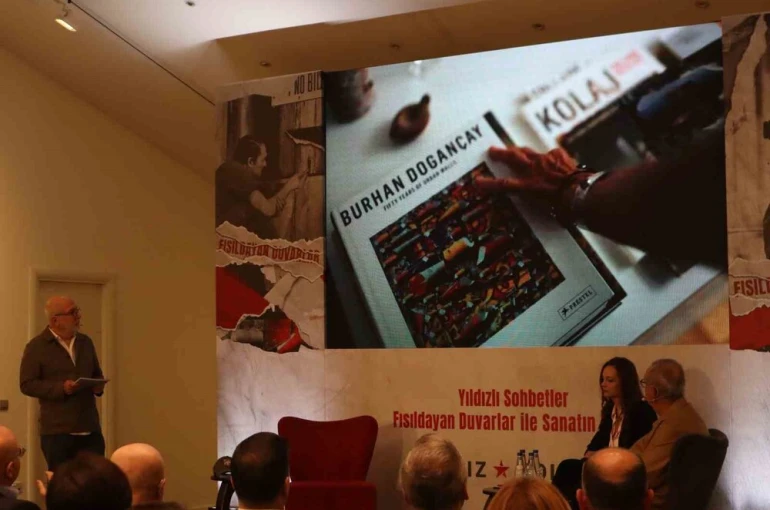 "Yıldızlı Sohbetler"de ressam Burhan Doğançay eserleriyle anıldı