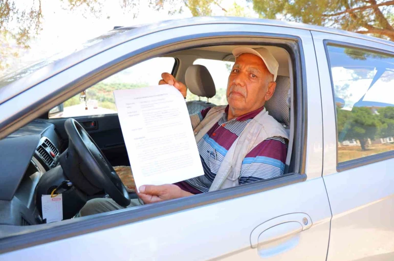 Yol çalışması mağduru oldu, 10 bin lira ceza kesildi