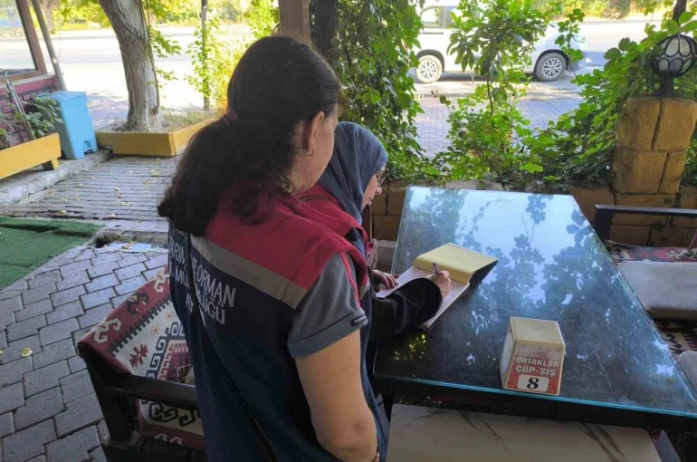 Yol üstündeki tezgahlar denetlendi